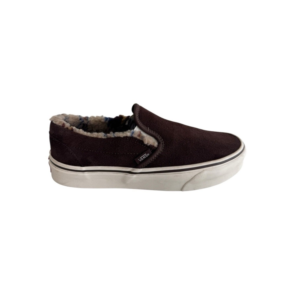 Vans Classic Slip-On VNOA7VCFABJ sherpa No Box Men Size 7.5 Women's 9